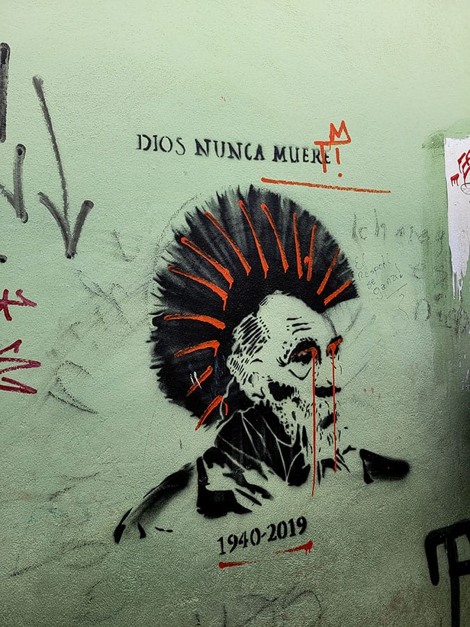Political street art is common in Oaxaca. Is it worth taking a street art tour when visiting Oaxaca.