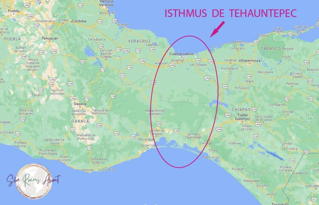 The Isthmus of Tehuantepec is the shortest stretch of land joining the Gulf of Mexico to the Pacific Ocean and is known for unique and rich cuisine.